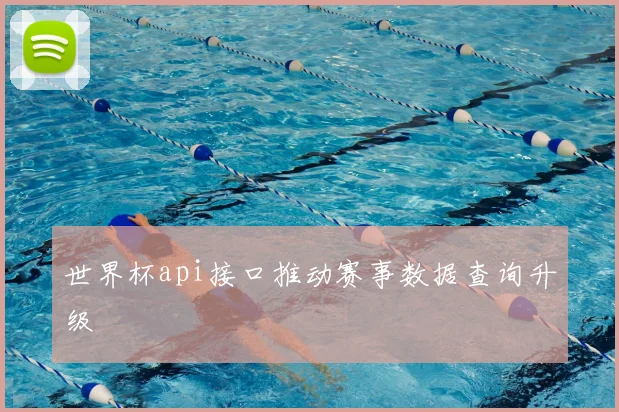 世界杯api接口推动赛事数据查询升级